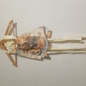 Corset laced romantic top